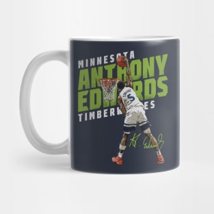 Anthony Edwards Minnesota Slant Mug